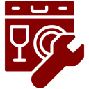 Dishwasher service tool graphic
