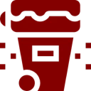 Minimalist microphone graphic design